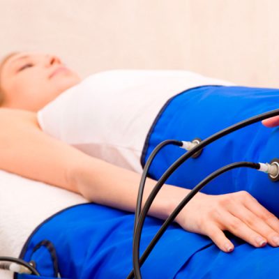 8 sesiones  ondas de choque + masaje + presoterapia 1 zona
