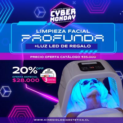 Limpieza facial profunda + luz led de REGALO