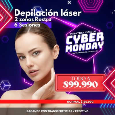 Depilación Láser 2 zonas rostro