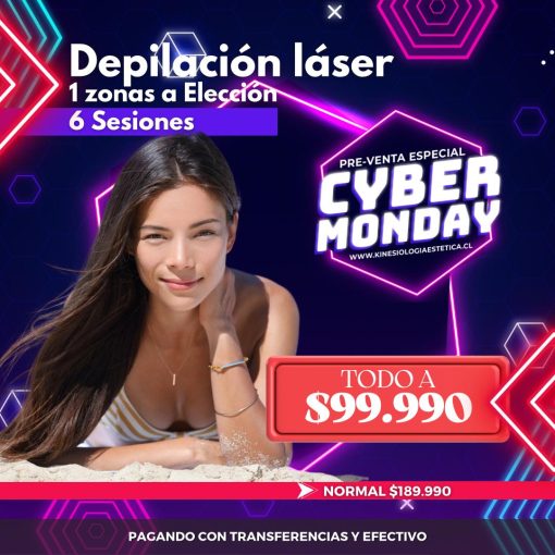 Depilación Láser 1 zona a elección