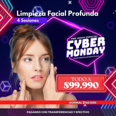 Limpieza facial profunda 4 ses.