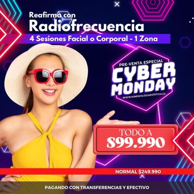 Radiofrecuencia facial 4 ses.