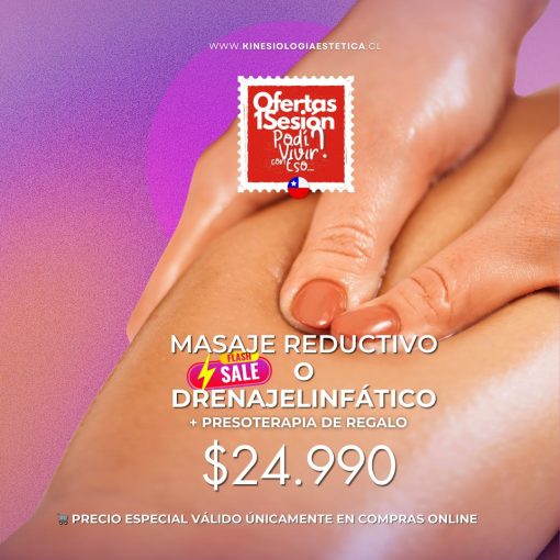 MASAJE REDUCTIVO O DRENAJELINFÁTICO 1SES.