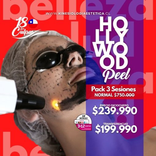 HOLLYWOOD PEEL PACK 3 SES.