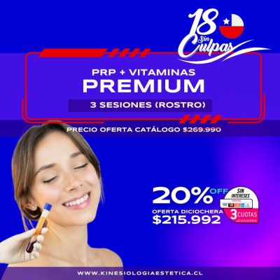 PRP + VITAMINAS PREMIUM 3 SES.