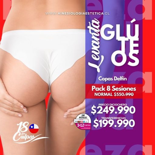LEVANTA GLÚTEOS PACK 8 SES.
