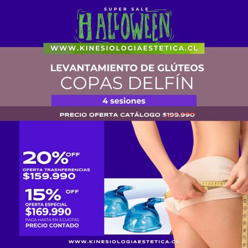 Levantamiento de Glúteos Copas Delfín 4 ses.