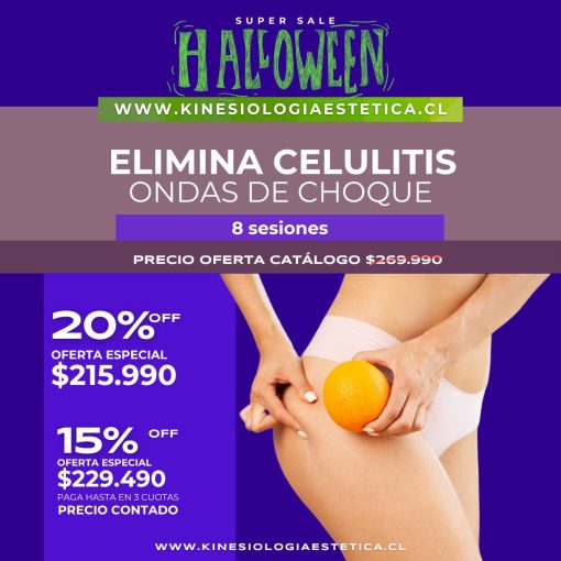 Celulitis con Ondas de Choque 8 ses.