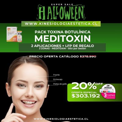 Meditoxin 2 Aplicaciones  3 Zonas + Retoque (50U)