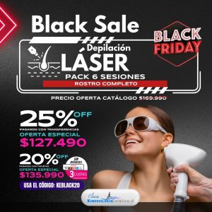 Depilación Láser Rostro Completo 6 ses.