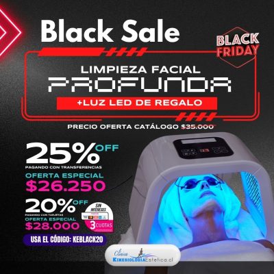 Limpieza Facial Profunda + Luz led de REGALO