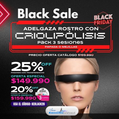 Adelgaza Rostro con Criolipólisis 3 ses.